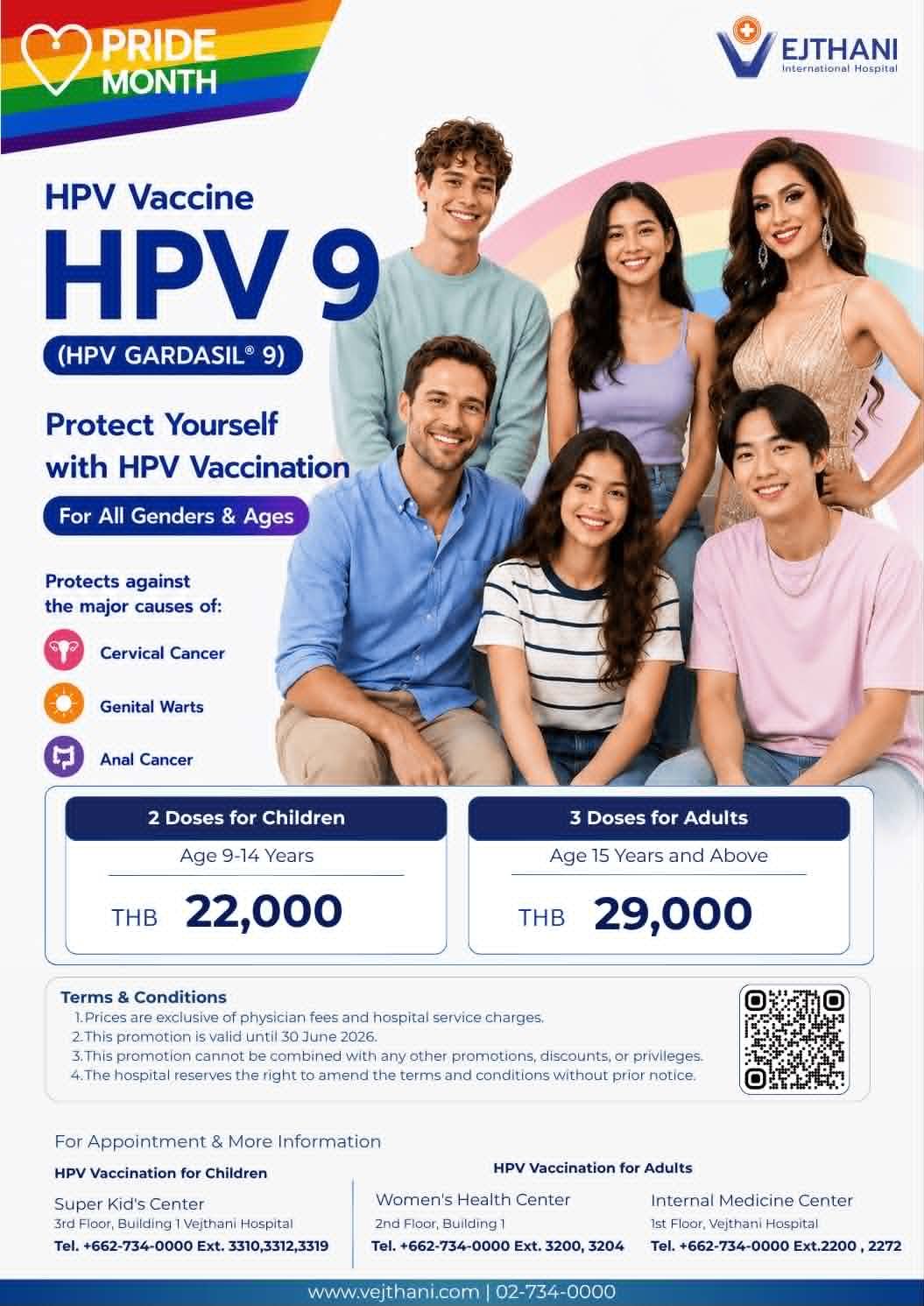 HPV Vaccine — Vejthani Hospital